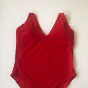 Everlane One Piece Swimsuit, Red, XXL